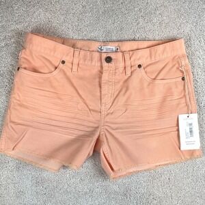 Carve Designs Corduroy Shorts Raw Hem Casual Peach‎ Size 8